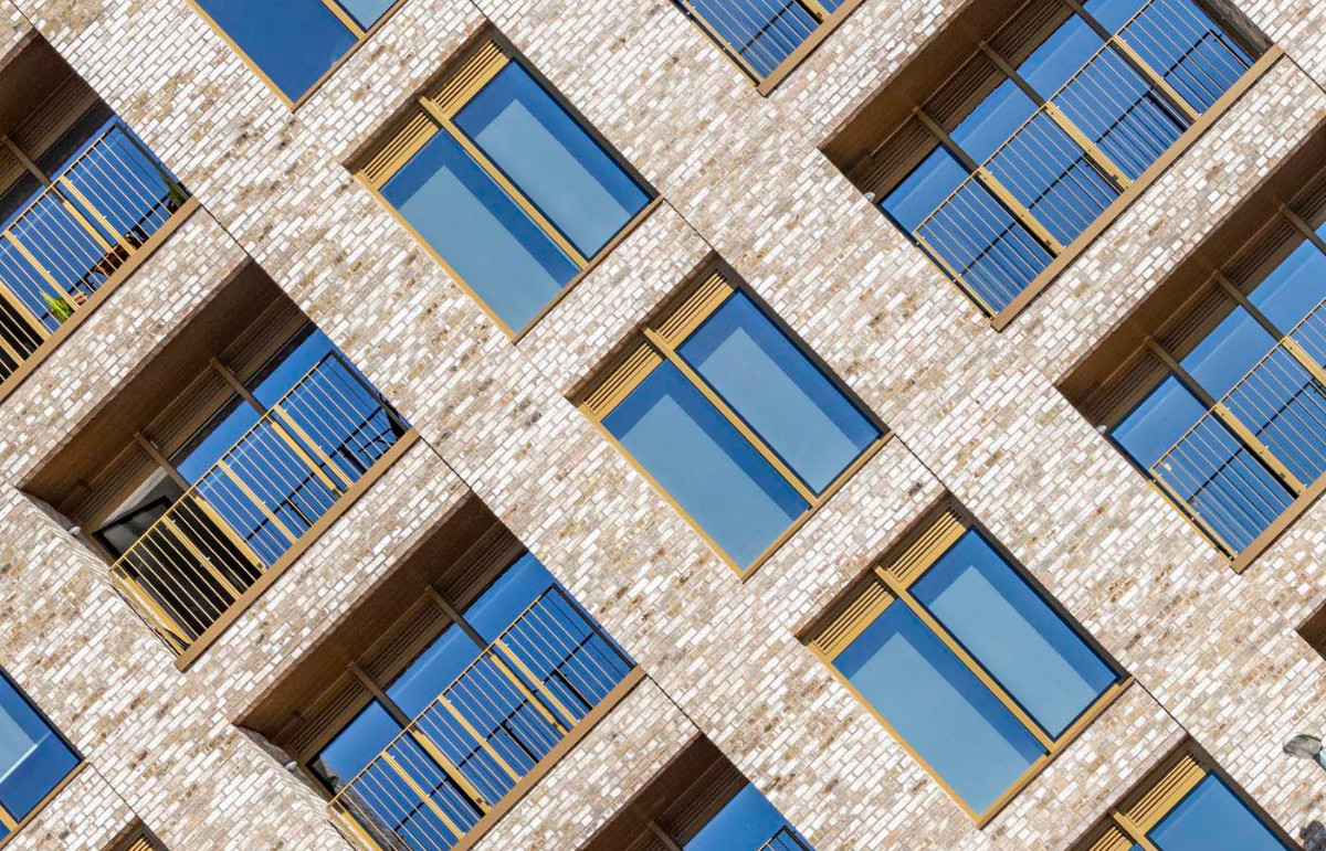 The Astley Manchester flats Use Non-combustible Soffit Cladding
