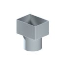 Rectangular to round adaptor