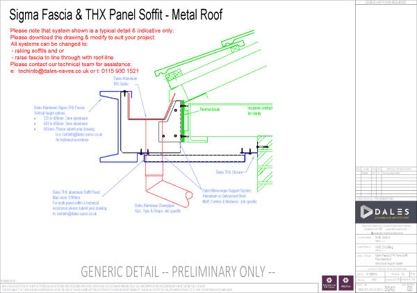 SIGMA FASCIA WITH THX PANEL SOFFIT