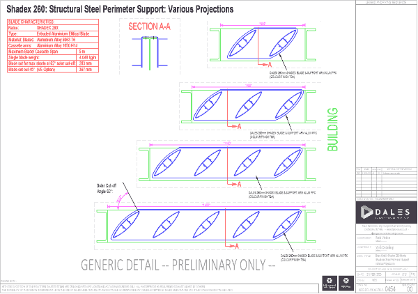 Brise Soleil Horizontal Dropin Cassettes
