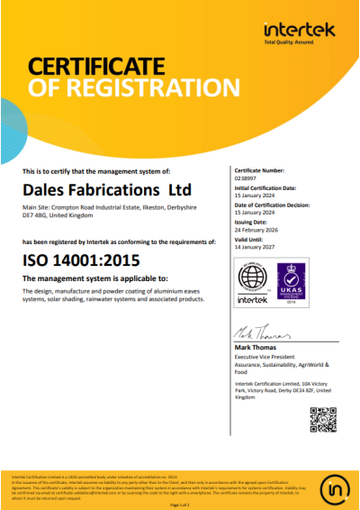 ISO 14001:2015 Environmental Management