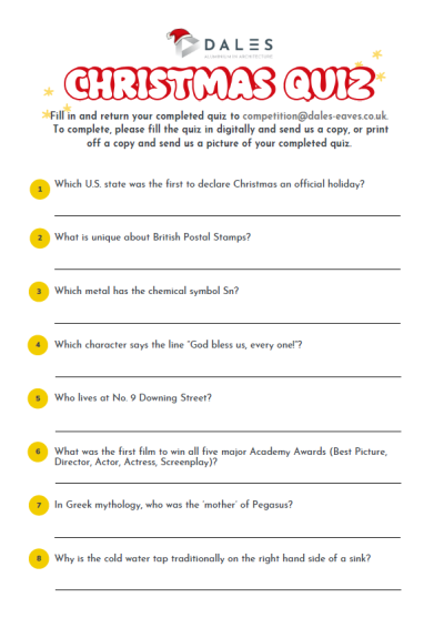 Christmas Quiz 2025